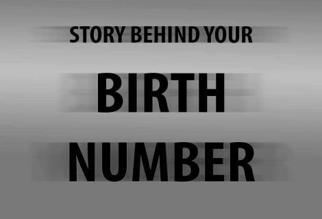 Birth number reveals how you are