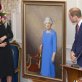A new portrait of Queen Elizabeth unveiled by grandson