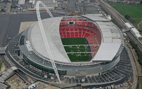 Wembley Stadium, second largest in Europe