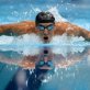 Michael Phelps, second place after comeback