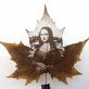 Carved leaf art