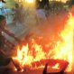 Indian politician set on fire by burning man