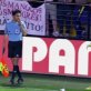 The man who threw a banana at Alves was arrested 