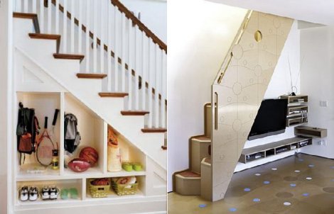 Space saving stairs
