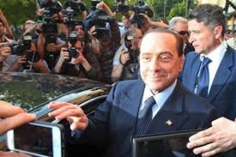 Berlusconi’s first day of community service