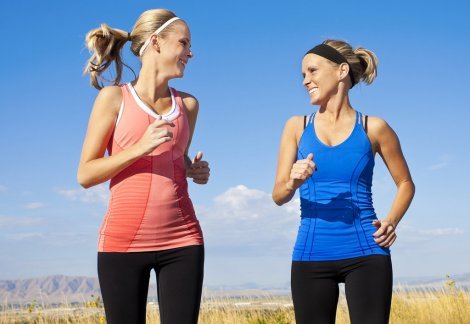 Exercise, but not too much!