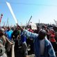 Lonmin mine in  the 16th week of no production
