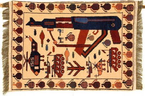 Peculiar art: Afghanistan war rugs