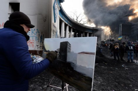 Ukrainian art talks of revolution