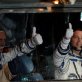 ISS receives a new three men crew aboard 