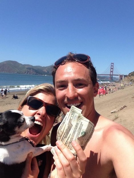 Billionaire hiding money around cities, identified