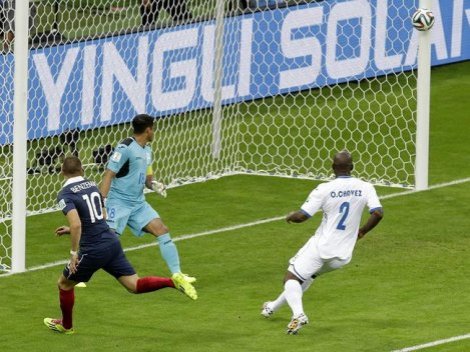 'GoalControl' awards France a goal over Honduras