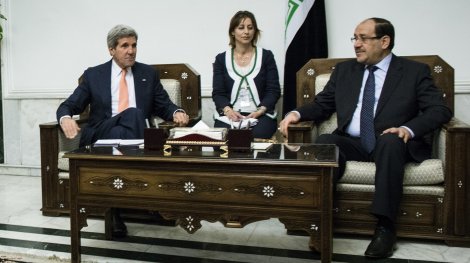 John Kerry in Iraq: form new government