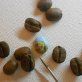 Tiny paintings on small food
