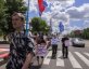 Luhansk protests for peace, Kiev for martial law